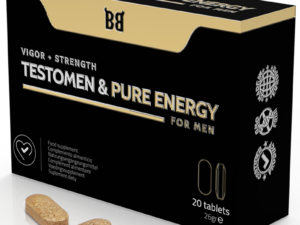 BLACK BULL - TESTOMEN  PURE ENERGY POTENCIADOR PARA HOMBRE 20 CÁPSULAS - Imagen 1