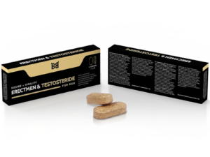 BLACK BULL - ERECTMEN  TESTOSTERIDE POTENCIA Y TESTOSTERONA PARA HOMBRE 4 CÁPSULAS - Imagen 2