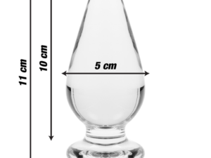 NEBULA SERIES BY IBIZA - MODELO 4 PLUG CRISTAL TRANSPARENTE 11 CM -O- 5 CM - Imagen 3