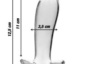 NEBULA SERIES BY IBIZA - MODELO 5 PLUG CRISTAL TRANSPARENTE 12.5 CM -O- 3.5 CM - Imagen 3