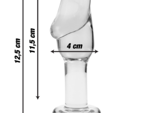 NEBULA SERIES BY IBIZA - MODELO 6 PLUG CRISTAL TRANSPARENTE 12.5 CM -O- 4 CM - Imagen 3