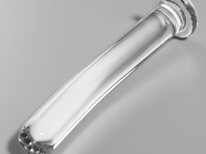 NEBULA SERIES BY IBIZA - MODELO 8 DILDO CRISTAL TRANSPARENTE 14.5 CM -O- 2 CM