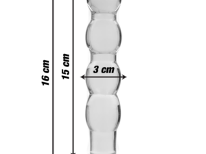 NEBULA SERIES BY IBIZA - MODELO 10 DILDO CRISTAL TRANSPARENTE 16.5 CM -O- 3.5 CM - Imagen 3