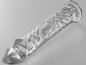 NEBULA SERIES BY IBIZA - MODELO 12 DILDO CRISTAL TRANSPARENTE 17 CM -O- 3.5 CM - Imagen 2