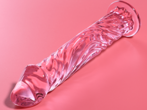 NEBULA SERIES BY IBIZA - MODELO 12 DILDO CRISTAL ROSA 17 CM -O- 3.5 CM - Imagen 2