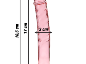NEBULA SERIES BY IBIZA - MODELO 16 DILDO CRISTAL TRANSPARENTE 18.5 CM -O- 3 CM - Imagen 3