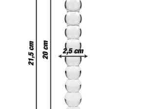 NEBULA SERIES BY IBIZA - MODELO 22 DILDO CRISTAL TRANSPARENTE 21.5 CM -O- 2.5 CM - Imagen 3