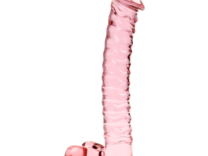 NEBULA SERIES BY IBIZA - MODELO 23 DILDO CRISTAL ROSA 21.5 CM -O- 4 CM - Imagen 5