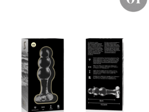 NEBULA SERIES BY IBIZA - MODELO 1 PLUG CRISTAL TRANSPARENTE 10.5 CM -O- 3 CM - Imagen 4