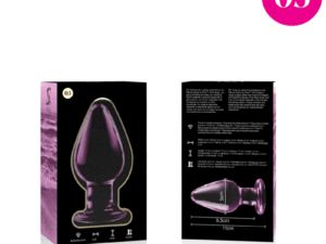 NEBULA SERIES BY IBIZA - MODELO 3 PLUG CRISTAL ROSA 11 CM -O- 5 CM - Imagen 4