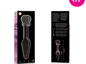 NEBULA SERIES BY IBIZA - MODELO 7 PLUG CRISTAL ROSA 13.5 CM -O- 3 CM - Imagen 4