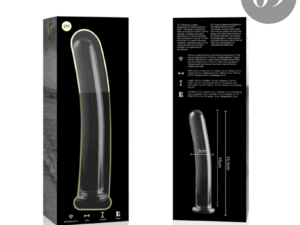 NEBULA SERIES BY IBIZA - MODELO 9 DILDO CRISTAL TRANSPARENTE 15.5 CM -O- 2.5 CM - Imagen 4