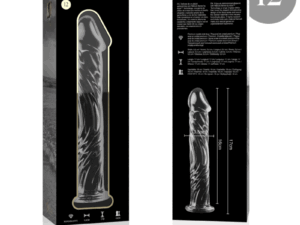 NEBULA SERIES BY IBIZA - MODELO 12 DILDO CRISTAL TRANSPARENTE 17 CM -O- 3.5 CM - Imagen 4