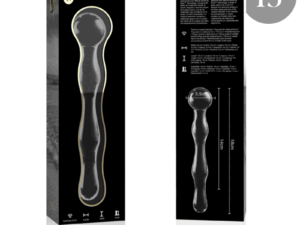 NEBULA SERIES BY IBIZA - MODELO 13 DILDO CRISTAL TRANSPARENTE 18 CM -O- 3.5 CM - Imagen 4