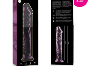 NEBULA SERIES BY IBIZA - MODELO 12 DILDO CRISTAL ROSA 17 CM -O- 3.5 CM - Imagen 4