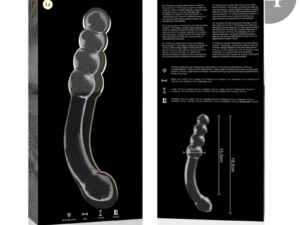 NEBULA SERIES BY IBIZA - MODELO 14 DILDO CRISTAL TRANSPARENTE 18.5 CM -O- 3 CM - Imagen 4