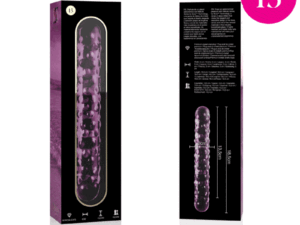 NEBULA SERIES BY IBIZA - MODELO 15 DILDO CRISTAL ROSA 18.5 CM -O- 3 CM - Imagen 4