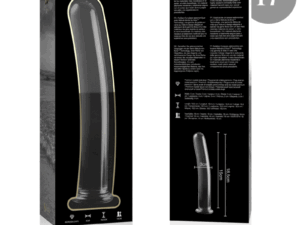 NEBULA SERIES BY IBIZA - MODELO 17 DILDO CRISTAL TRANSPARENTE 18.5 CM -O- 3 CM - Imagen 4