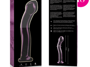 NEBULA SERIES BY IBIZA - MODELO 18 DILDO CRISTAL ROSA 18.5 CM -O- 3.5 CM - Imagen 4