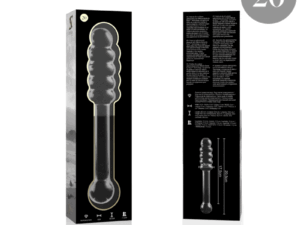 NEBULA SERIES BY IBIZA - MODELO 20 DILDO CRISTAL TRANSPARENTE 20.5 CM -O- 3 CM - Imagen 4