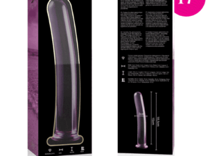 NEBULA SERIES BY IBIZA - MODELO 17 DILDO CRISTAL ROSA 18.5 CM -O- 3 CM - Imagen 4