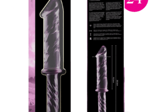 NEBULA SERIES BY IBIZA - MODELO 24 DILDO CRISTAL TRANSPARENTE 28.5 CM -O- 5 CM - Imagen 4