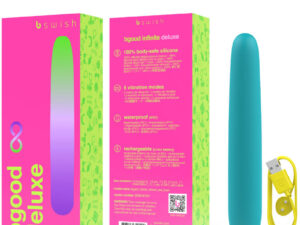 B SWISH - BGOOD INFINITE DELUXE VIBRADOR RECARGABLE SILICONA AZUL - Imagen 3