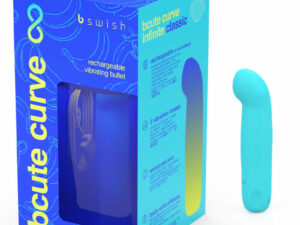 B SWISH - BCUTE CURVE INFINITE CLASSIC EDICION LIMITADA VIBRADOR RECARGABLE SILICONA AZUL - Imagen 4