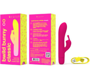 B SWISH - BWILD BUNNY INFINITE CLASSIC VIBRADOR RECARGABLE SILICONA ROSA - Imagen 3