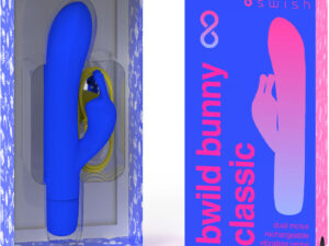 B SWISH - BWILD BUNNY INFINITE CLASSIC VIBRADOR RECARGABLE SILICONA AZUL - Imagen 2