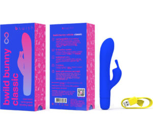 B SWISH - BWILD BUNNY INFINITE CLASSIC VIBRADOR RECARGABLE SILICONA AZUL - Imagen 3