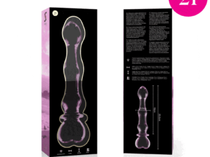 NEBULA SERIES BY IBIZA - MODELO 21 DILDO CRISTAL ROSA 20.5 CM -O- 3.5 CM - Imagen 4