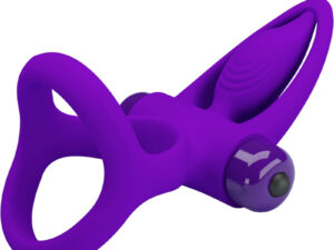 PRETTY LOVE - ANILLO VIBRADOR 10 VIBRACIONES SILICONA VIOLETA - Imagen 5
