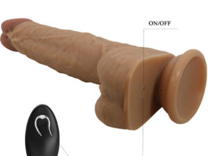 PRETTY LOVE - JONATHAN DILDO SILICONA 3 VIBRACIONES + 3 MEDIDAS INSERCIÓN CONTROL REMOTO 21 CM - Imagen 4