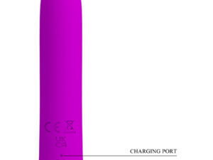 PRETTY LOVE - CURTIS MINI VIBRADOR SUPER POWER 12 VIBRACIONES SILICONA VIOLETA - Imagen 5