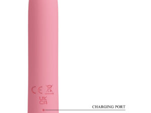 PRETTY LOVE - CURTIS MINI VIBRADOR SUPER POWER 12 VIBRACIONES SILICONA ROSA - Imagen 4