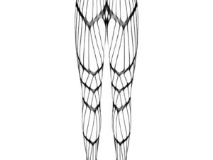 PASSION - ECO COLLECTION BODYSTOCKING ECO S006 NEGRO - Imagen 4