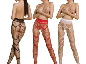 PASSION - ECO COLLECTION BODYSTOCKING ECO S006 NEGRO - Imagen 5