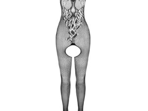 PASSION - BS098 BODYSTOCKING NEGRO TALLA UNICA - Imagen 5