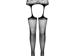 PASSION - S028 MEDIAS CON LIGUERO NEGRO TALLA UNICA - Imagen 5