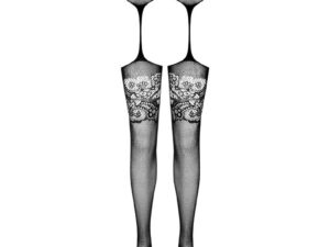 PASSION - S029 MEDIAS CON LIGUERO NEGRO TALLA ÚNICA - Imagen 5