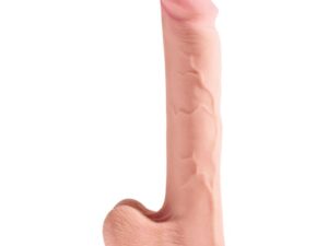 KING COCK - PENE REALÍSTICO 3D CON TESTÍCULOS 24.8 CM NATURAL