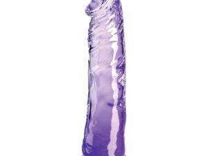 KING COCK - CLEAR PENE REALÍSTICO 19.7 CM MORADO