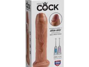 KING COCK - PENE REALISTICO CON PREPUCIO 17.8 CM CARAMELO - Imagen 3