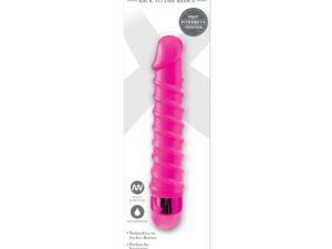 CLASSIX - MASAJEADOR VIBRADOR CANDY TWIRL 16.5 CM ROSA - Imagen 3