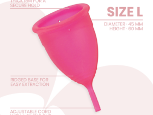 INTIMICHIC - COPA MENSTRUAL SILICONA MEDICA - TALLA L - Imagen 3