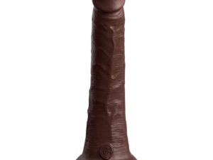 KING COCK - ELITE DILDO REALISTICO SILICONA 17.8 CM MARRON - Imagen 2