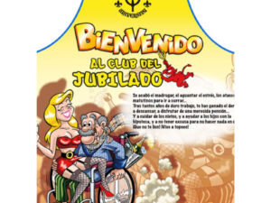 DIABLO PICANTE - DELANTAL JUBILADO TEXTO ESPAÑOL - Imagen 1