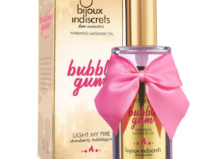 BIJOUX - INDISCRETS LIGHT MY FIRE ACEITE MASAJE EFECTO CALOR SABOR CHICLE - Imagen 2