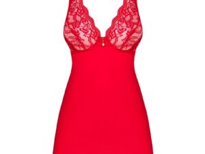 OBSESSIVE - BABYDOLL Y TANGA LUVAE ROJO S/M - Imagen 5